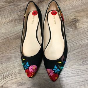 Nine West floral flats